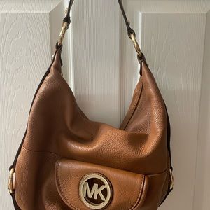 Michael Kors leather hobo bag
